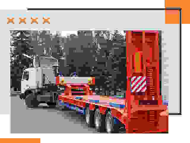 Перевозки на тралах и платформах в Тихвине